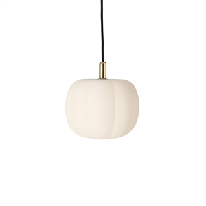 Made By Hand Pepo Hanglamp Klein Ø20 Opaal Wit/ Messing