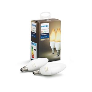 Philips Hue White Ambiance 6W E14 2-Pack