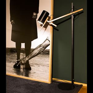 Marset Scantling Vloerlamp P73 Zwart