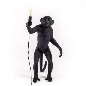 Seletti Monkey Staande Tafellamp Zwart Outdoor