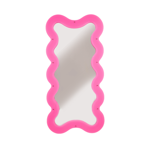 Seletti Supercurve Hoge Spiegel Roze
