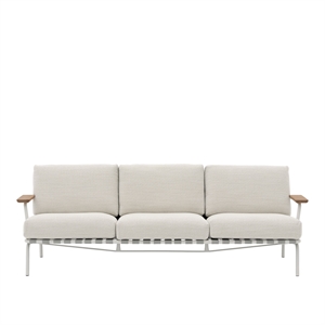 Muuto Settle 3-zits Buitenbank Laze 1/ Grijs