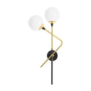 Stilnovo Galassia Wandlamp 2 Goud/ Wit