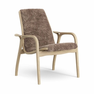 Swedese Laminaat Fauteuil Eiken Fineer/Sahara/Schapenvacht