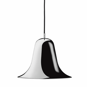 Verner Panton Pantop Pendant Black Chrome