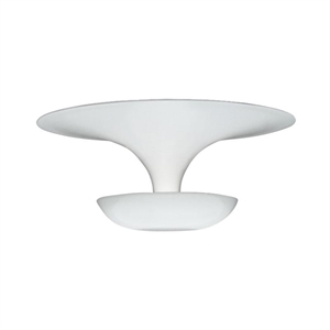 Vibia Mini Funnel Wand-/Plafondlamp Mat Wit