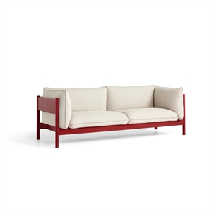 HAY Arbour 3-zitsbank Rood Beuken/Hallingdal 220