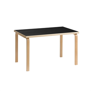 Artek 81B eettafel 75x120 Zwart