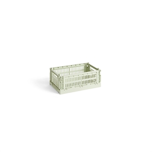 HAY Colour Crate Opbergdoos Klein Munt
