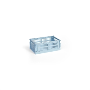 HAY Colour Crate Opbergdoos Klein Lichtblauw