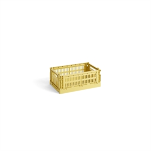 HAY Colour Crate Opbergdoos Klein Dusty Yellow