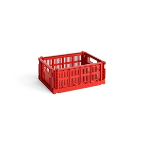 HAY Colour Crate Opbergbox Medium Rood
