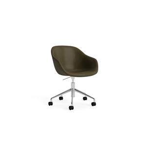 HAY AAC253 Draaistoel met Wielen Aluminium/ Sense Forest