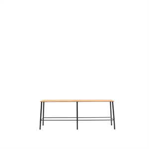 Frama Adam Bank L120 Zwart/ Eiken