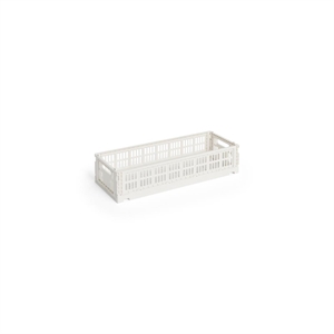 HAY Colour Crate Opbergdoos Mini Langwerpig Gebroken Wit