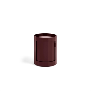 HAY Facet Cabinet Low Burgundy