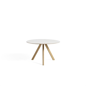 HAY CPH20 Eettafel Ø120 Eiken/ Wit
