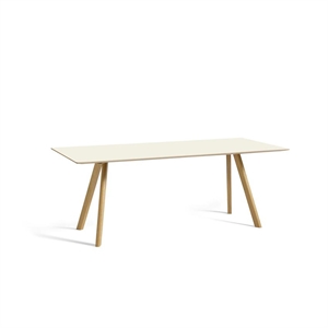 HAY CPH30 Eettafel L200 Eiken/ Gebroken Wit