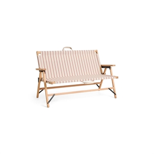 HAY Outdoor Market Sofa Beige/ Rood