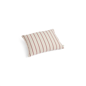HAY Outdoor Market Kussen 45x35 Beige/ Rood