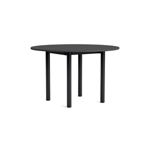 HAY Annex ronde eettafel Ø120 donkergrijs/ Zwart eiken