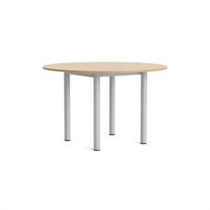 HAY Annex Ronde Eettafel Ø120 Gelakt Eiken/ Aluminium