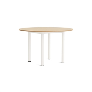 HAY Annex ronde eettafel Ø120 gelakt Wit/Crème