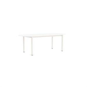 HAY Annex Oblong Eettafel L220 Wit/Crème