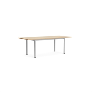 HAY Annex Overhang Eettafel L220 Gelakt Eiken/ Aluminium