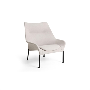 HAY O2 Fauteuil Zacht Lichtgrijs/ Zwart