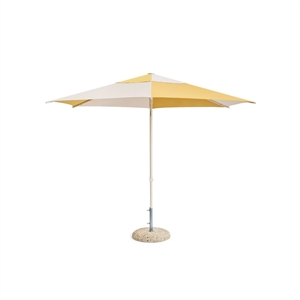 HAY Terrazza Hexagon Parasol Gebroken wit/Oker