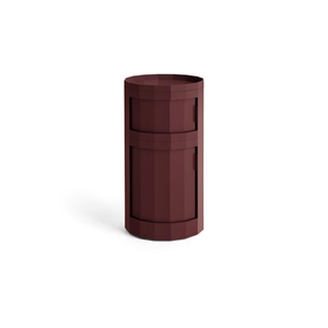 HAY Facet 110 Kast met Wielen, Burgundy