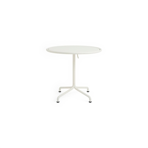 HAY Deville Tafel Ø80 Crème Wit