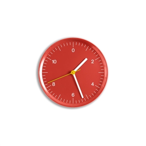 HAY Wandklok Rood
