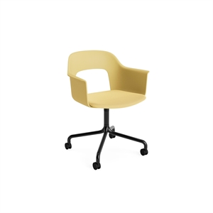 HAY Layout 263 Eetkamerstoel met Armleuning en Draaifunctie Relate 431/ Zwart