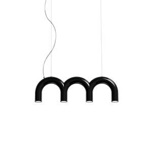 Oblure Arch Triplette Hanglamp Zwart
