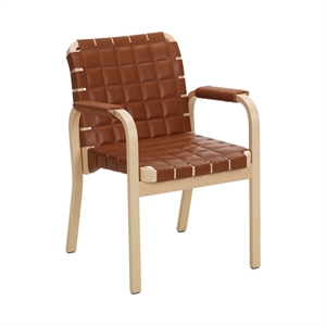 artek A45 Eetkamerstoel Berk/ Cognac