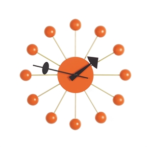 Vitra Ball Clock Klok Oranje
