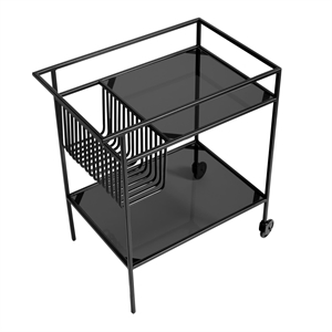 Muubs Denver Bartafel Zwart met Zwart Glas