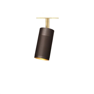 Thorup Copenhagen Cartridge Inbouw Plafondlamp Gepolijst Messing/ Messing