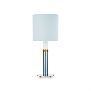 Design by Us Carnival No. 1 Tafellamp Lichtblauw/ Bruin/ Wit