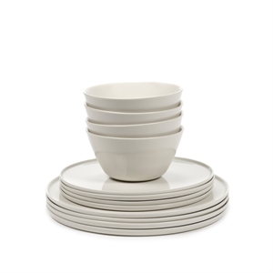 Serax Cena Starter Set, Set van 12, Ivoorkleurig.