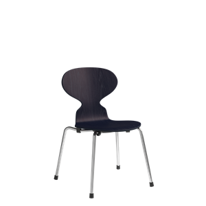 Fritz Hansen Myren Kinderstoel Chroom/Middernachtblauw 890