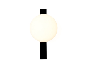 Estiluz Circ Wandlamp met Plaat Zwart