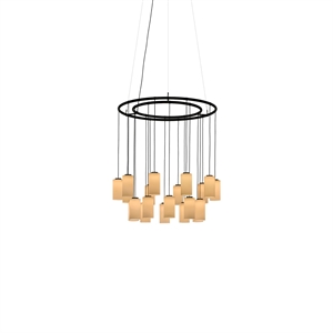 Santa & Cole Cirio kroonluchter S Hanglamp Wit Opaal/ glas