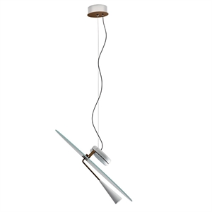 Stilnovo Bascula Hanglamp Wit/ Brons