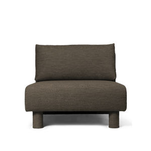 Ferm Living Dase Modul Sofa Center Soft Bouclé/Donkerbruin