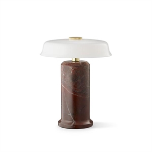 Design By Us Trip No. 2 Draagbare lamp Burgundy marmer/glanzend opaal