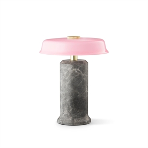 Design By Us Trip No. 2 Draagbare Lamp zilver Marmer/Roze