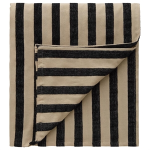 Decotique Florence Tafelkleed 140x240 Zwart/ Naturel